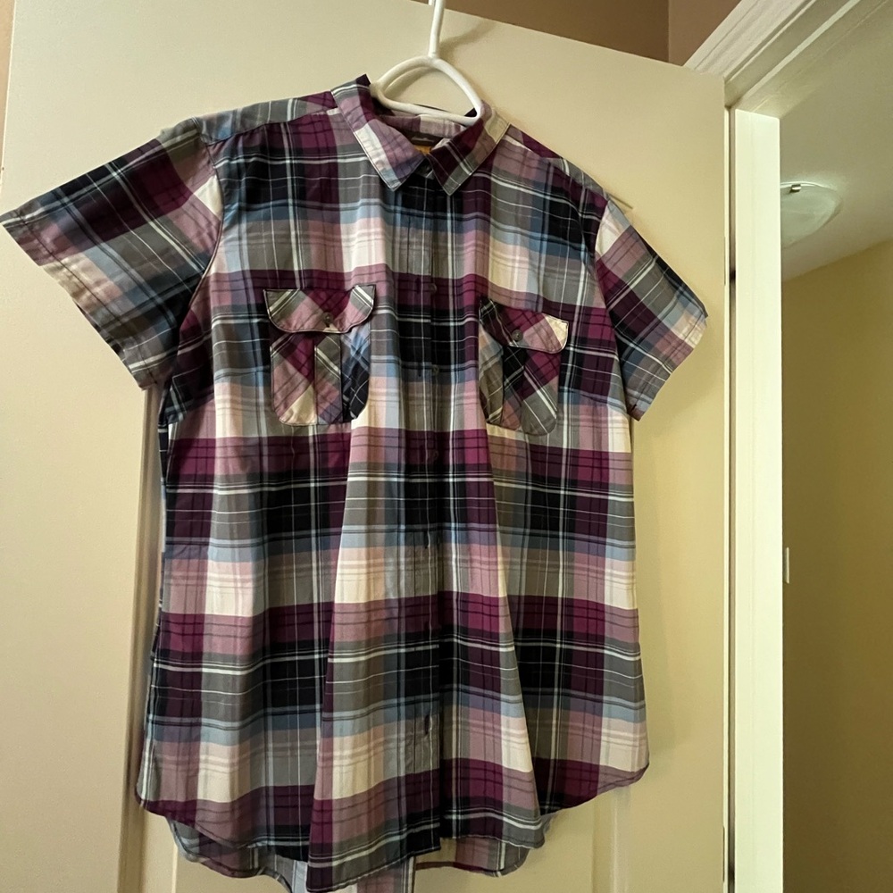 Eddie Bauer Multicolor Plaid Shirt